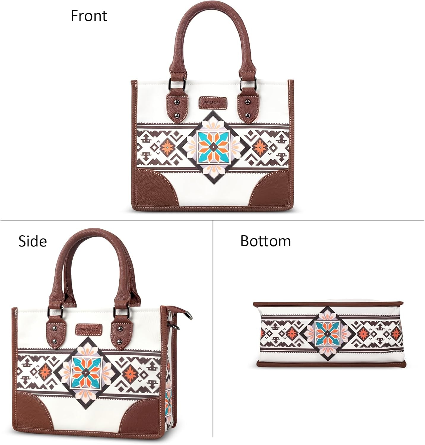Sac À Main Pour Femme Occasionnel Sac À Main Poignée Supérieure Magnifiquement Motifs Imprimés Sac Fourre Tout Voyage Shopping Travail Sac Fourre Tout Toile Noir